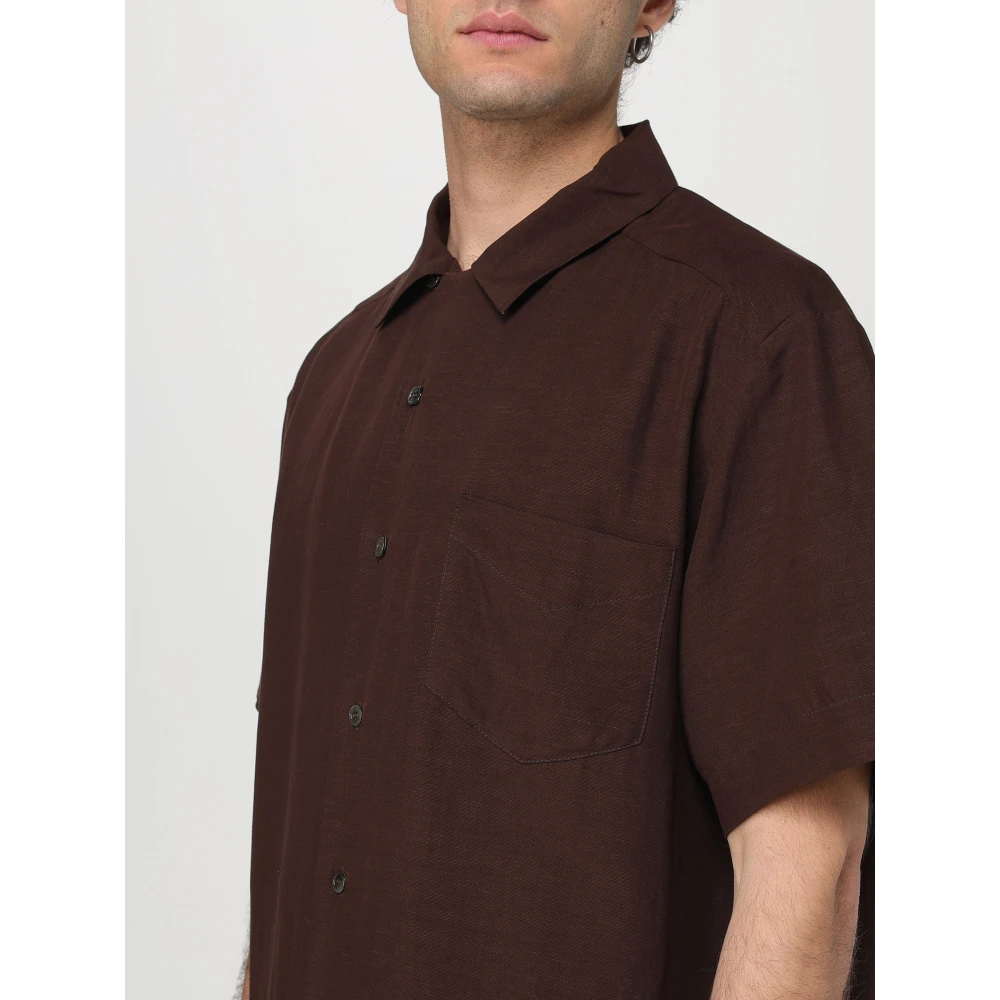 A.p.c. ROY Shirt voor Mannen Brown Heren