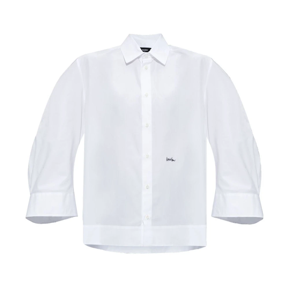 Dsquared2 Trendy Men's Shirt White Dames