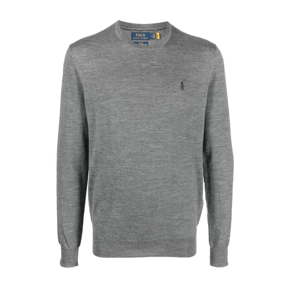 Ralph Lauren Fawn Grey Heather Pullover Gray Heren