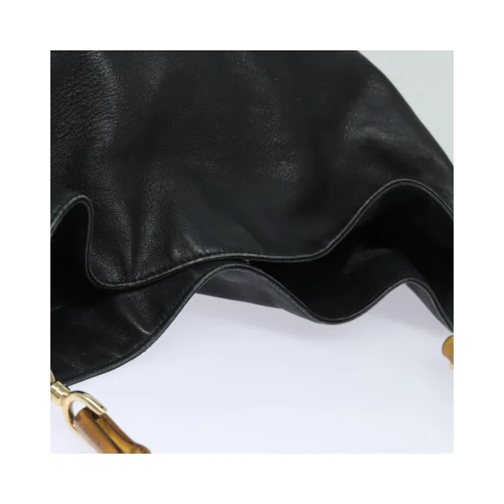 Gucci Vintage Pre-owned Leather gucci-bags Black Dames