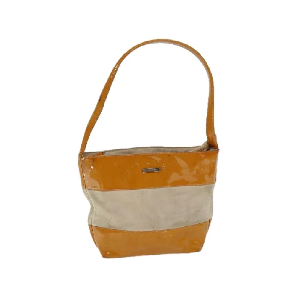 Gucci Vintage Pre-owned Leather gucci-bags Orange Dames