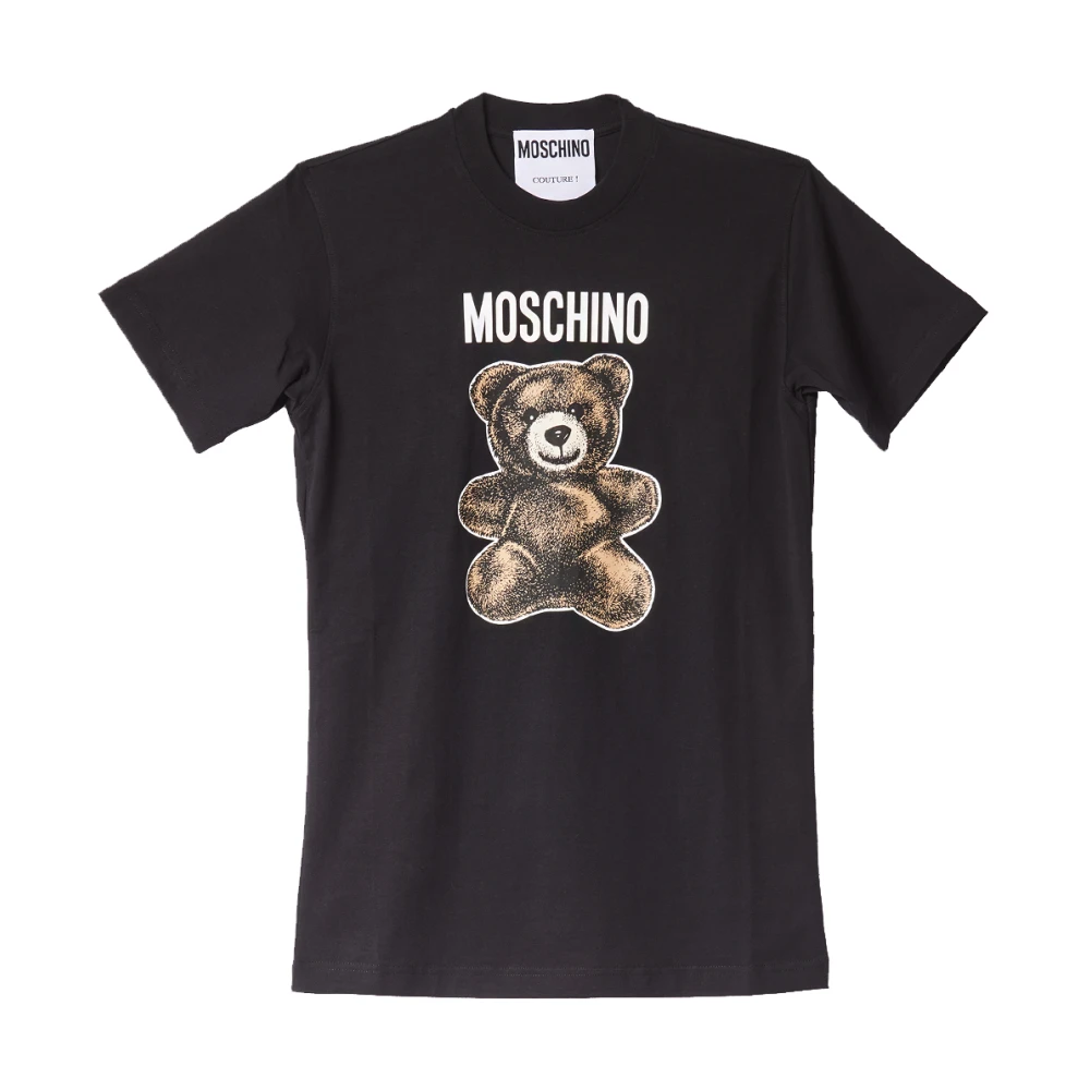 Moschino Adrian Bear T-shirt Black Dames