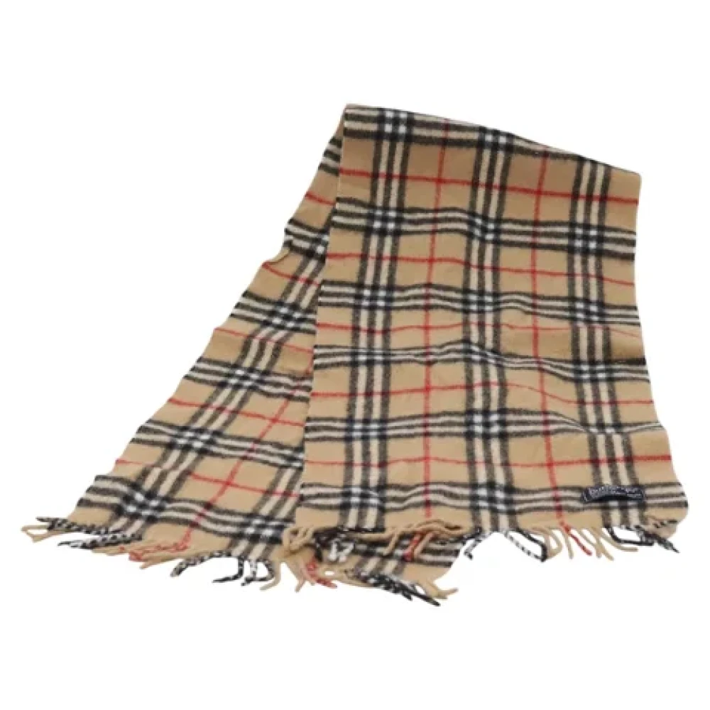 Pre-owned > Pre-owned Accessories > Pre-owned Scarves - - Burberry Vintage - Modalova