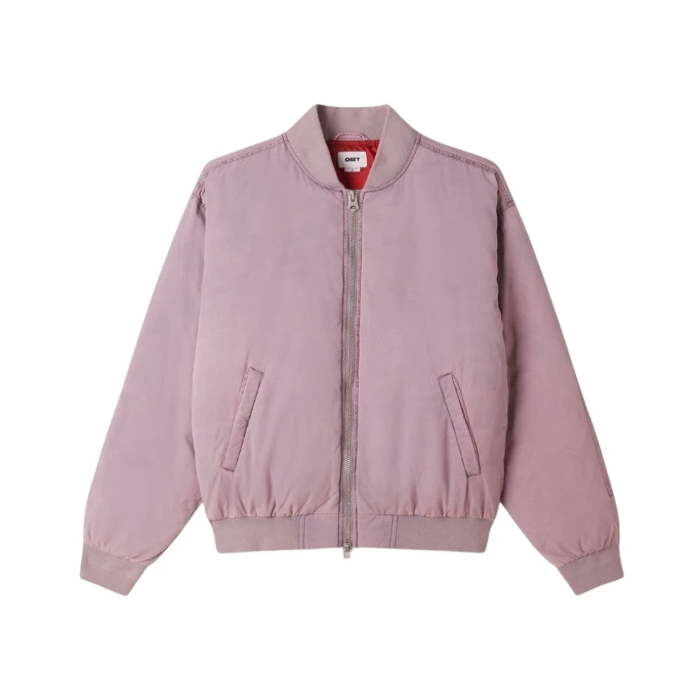 Obey Flight Bomber Jas Purple Heren