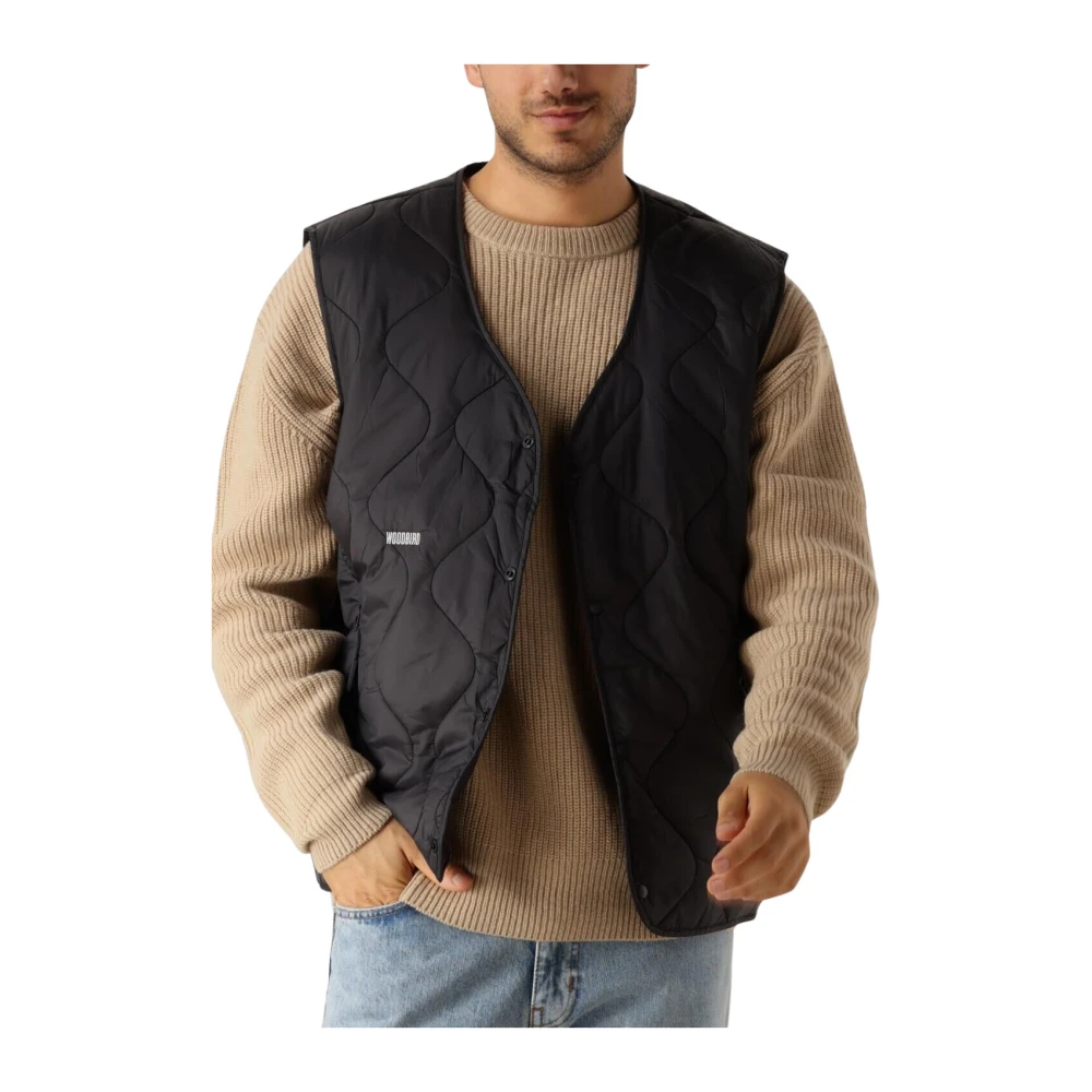 Woodbird Gewatteerde Bodywarmer voor Heren Black Heren