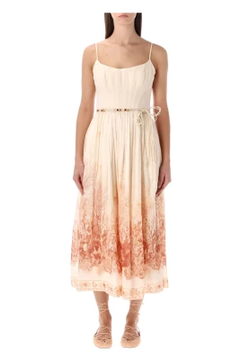 Wanderlust Corset Midi Klänning