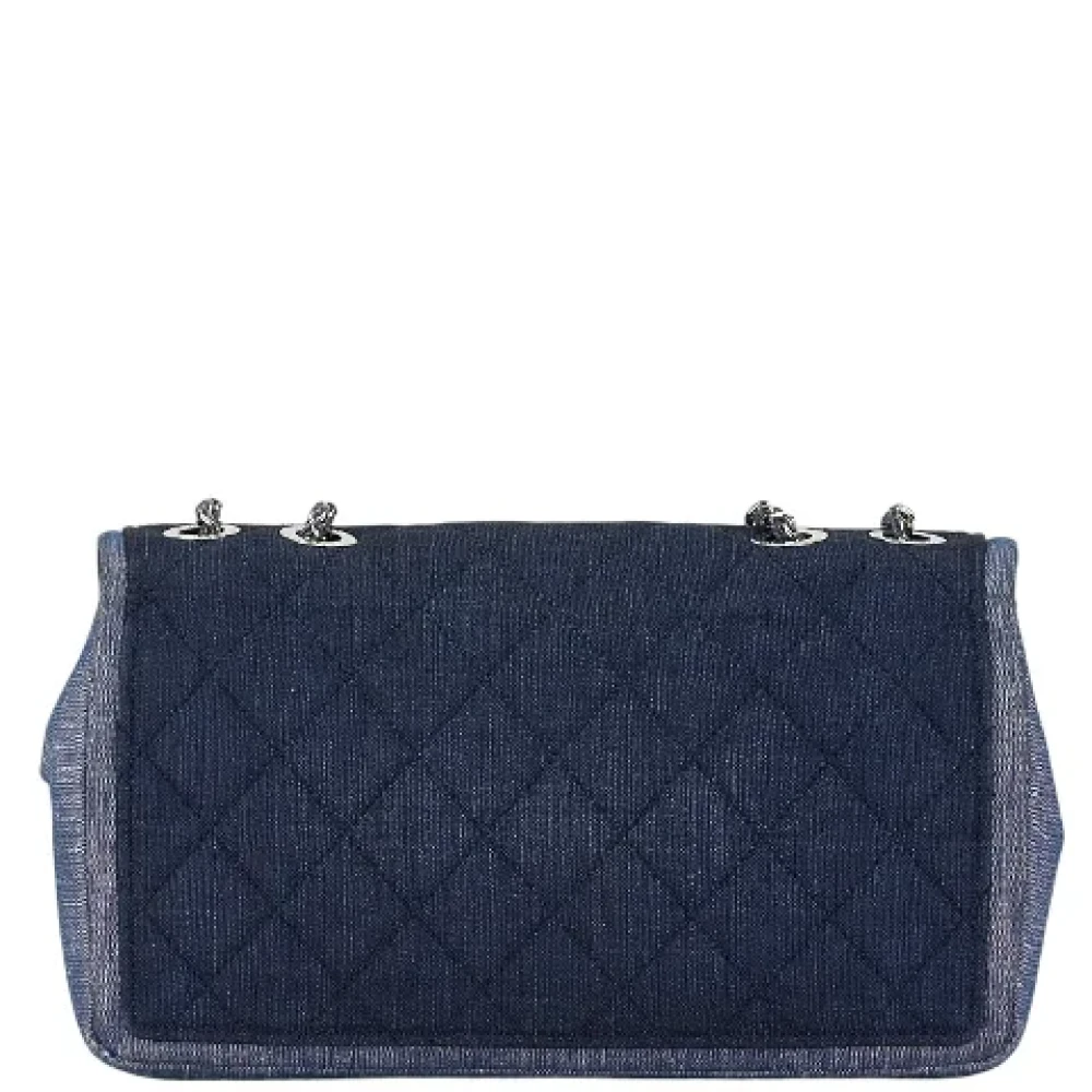 Chanel Vintage Pre-owned Denim handbags Blue Dames