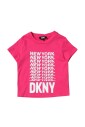 enfants-fuchsia-t-shirt-graphique-manches-courtes