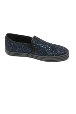 Glitter Slip-On Sko Rebel Stil