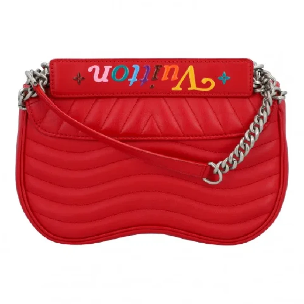 Louis Vuitton Vintage Pre-owned Leather louis-vuitton-bags Red Dames