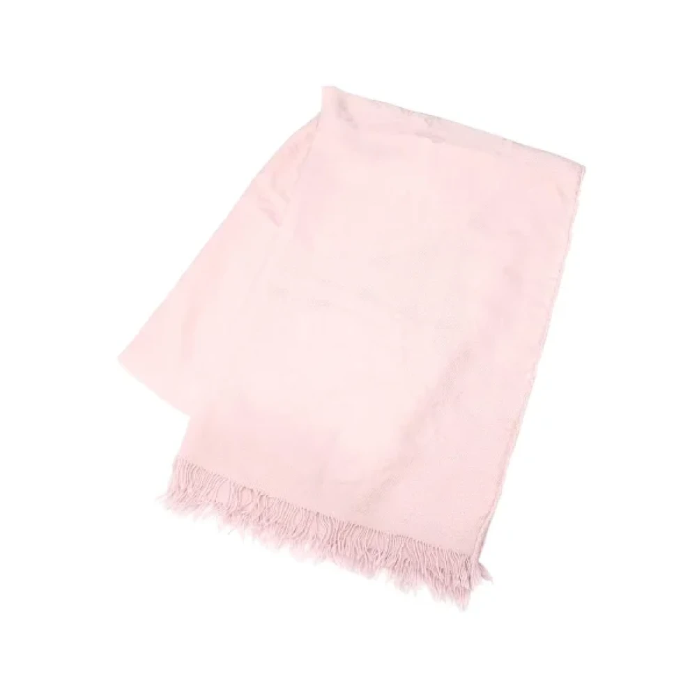 Hermès Vintage Pre-owned Cashmere scarves Pink Dames