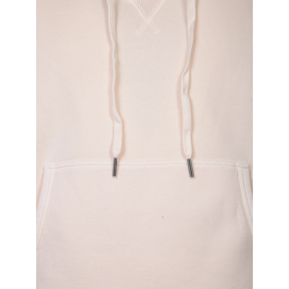 Tom Ford Witte Sweatshirt Stijlvolle Hoodie Kangoeroezak Brown Heren
