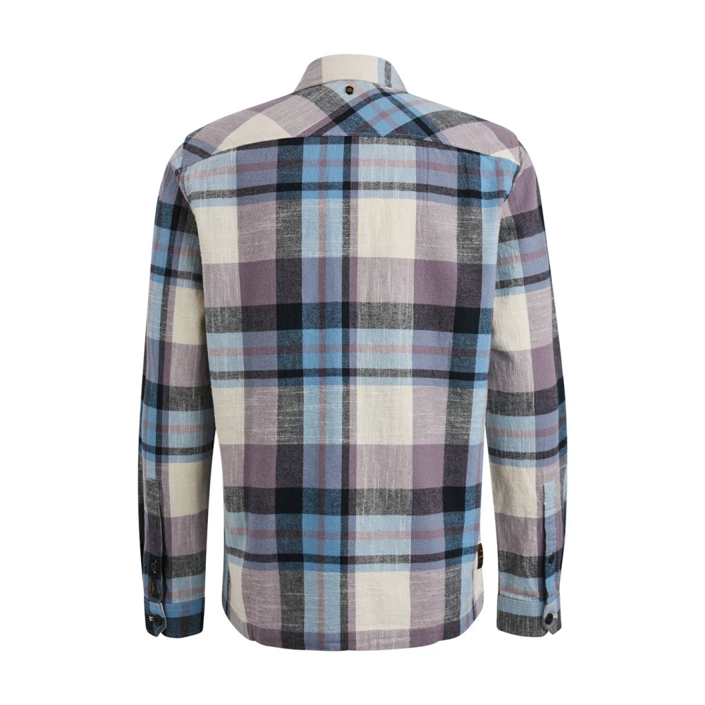 PME Legend Slub Yarn Dyed Overhemd Lange Mouw Multicolor Heren