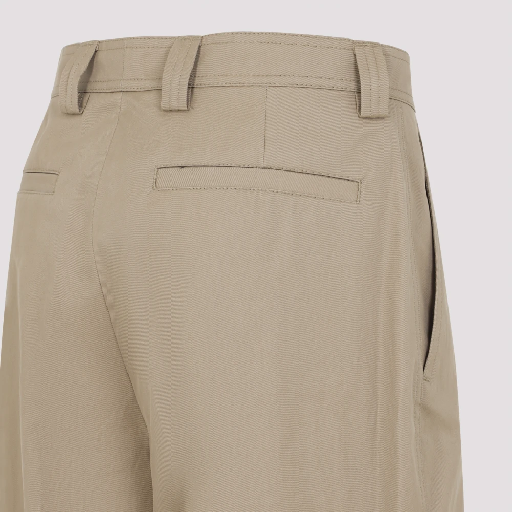 Dries Van Noten Krokante Pakora Stijl Broek Beige Dames
