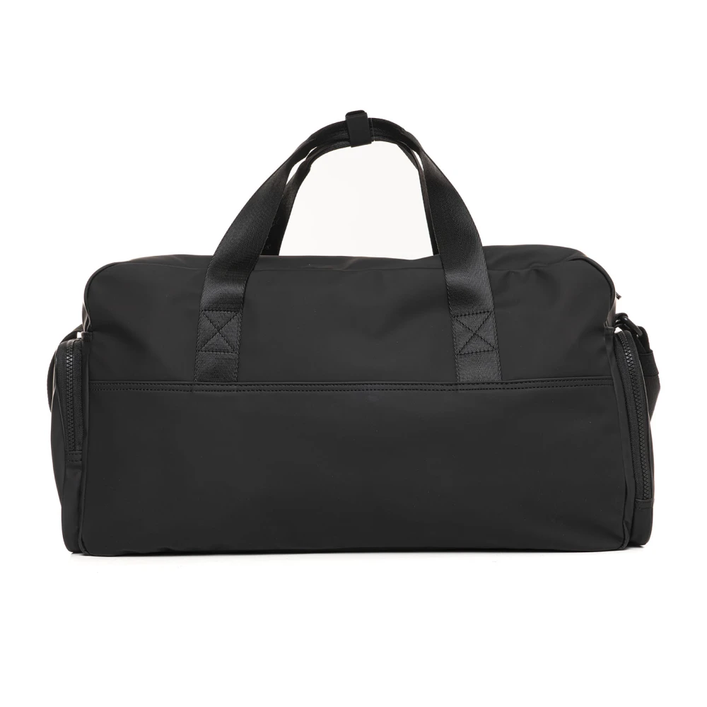 Emporio Armani EA7 Stijlvolle reistas met meerdere zakken Black Heren