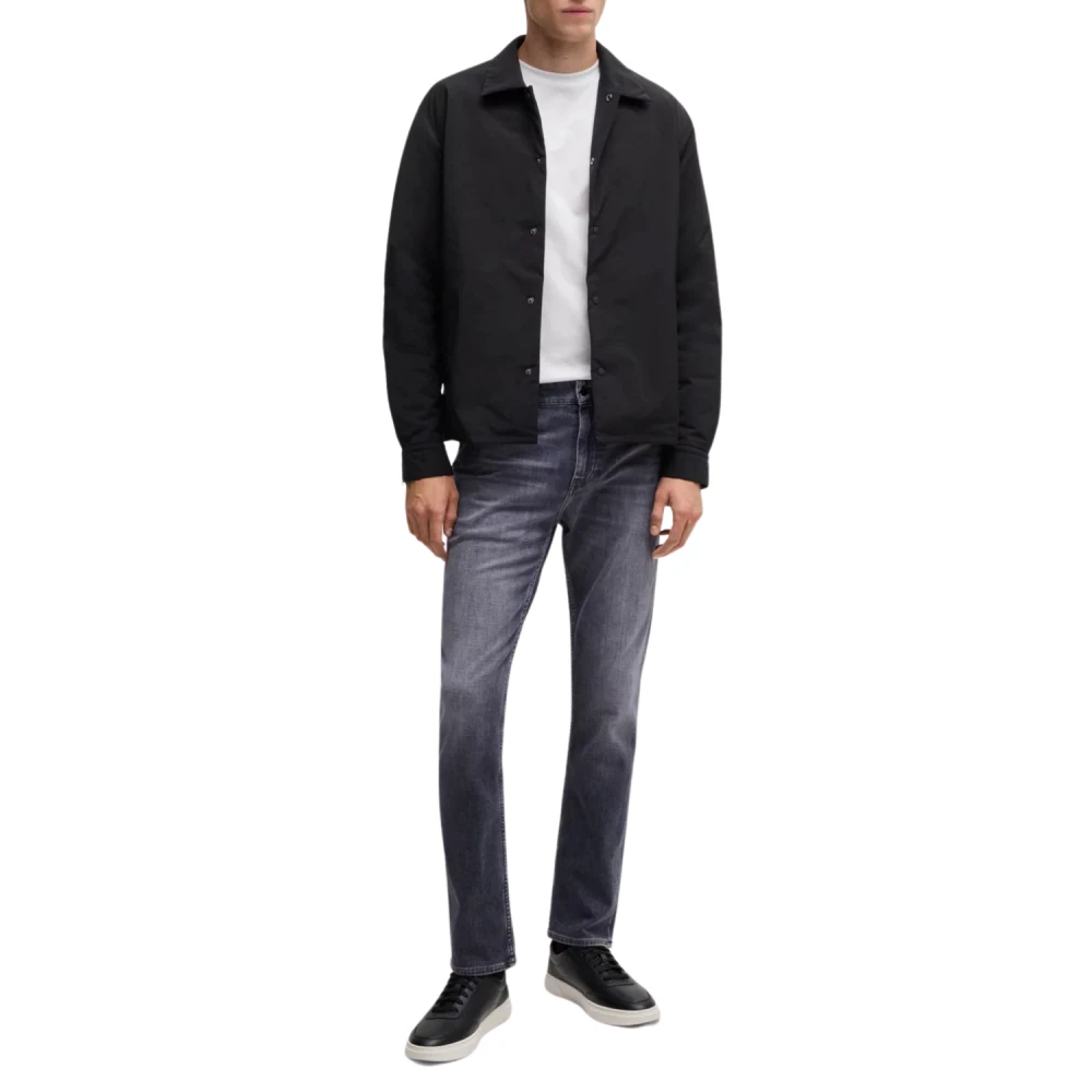 Boss Donkergrijze Slim-fit Jeans Gray Heren
