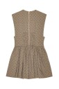 robe-courte-beige-a-pois