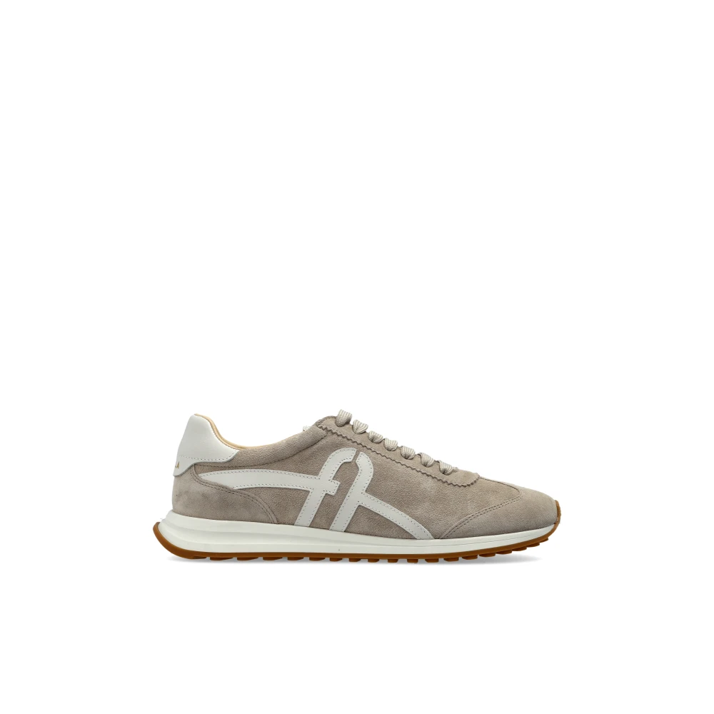 Furla Retro Sneaker Dames Schoenen Beige