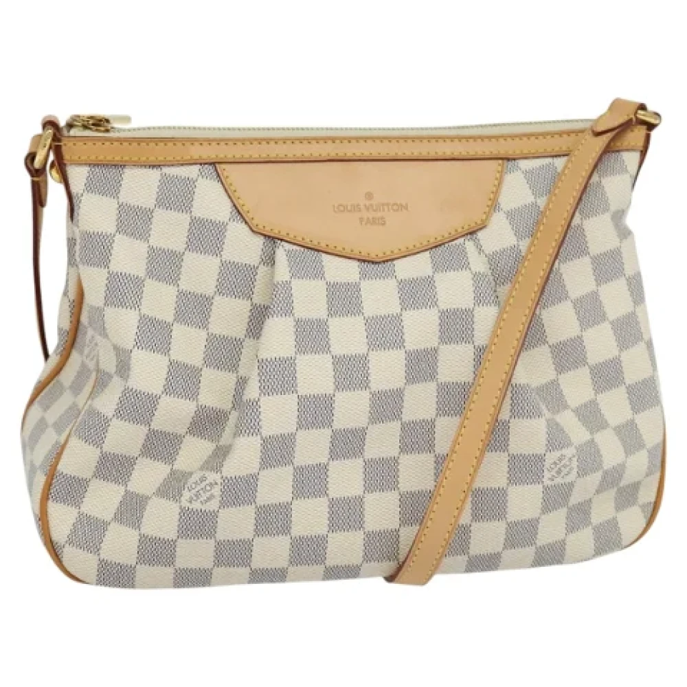 Louis Vuitton Vintage Pre-owned Canvas louis-vuitton-bags White Dames