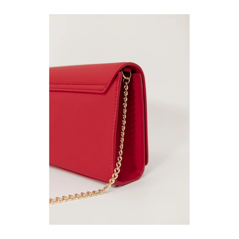 Love Moschino Faux Leather Handtas Lente Zomer Collectie Red Dames