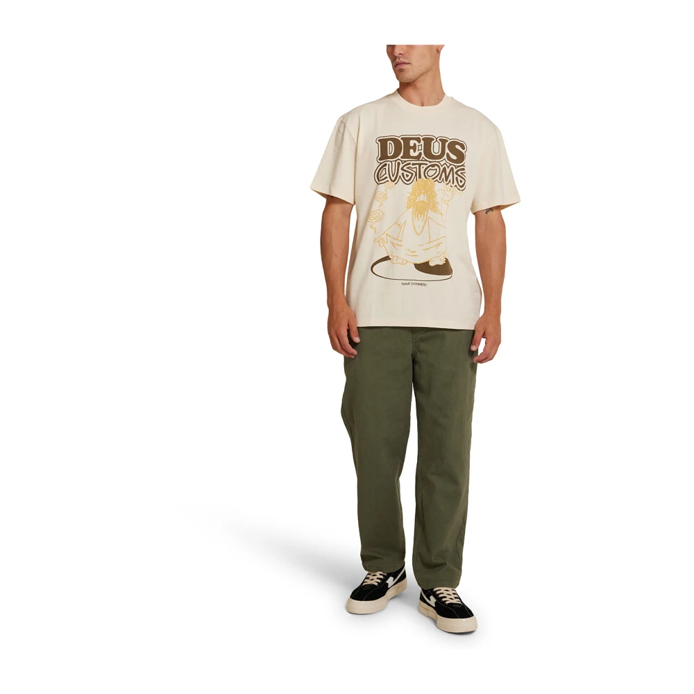 Deus Ex Machina Emphatic Wave Tee White Heren