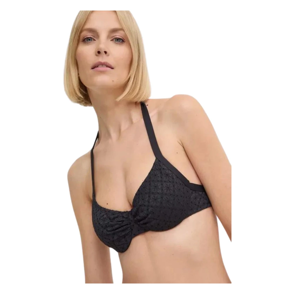 Twinset Zwart Zee Kleding Snap Sluiting Black Dames