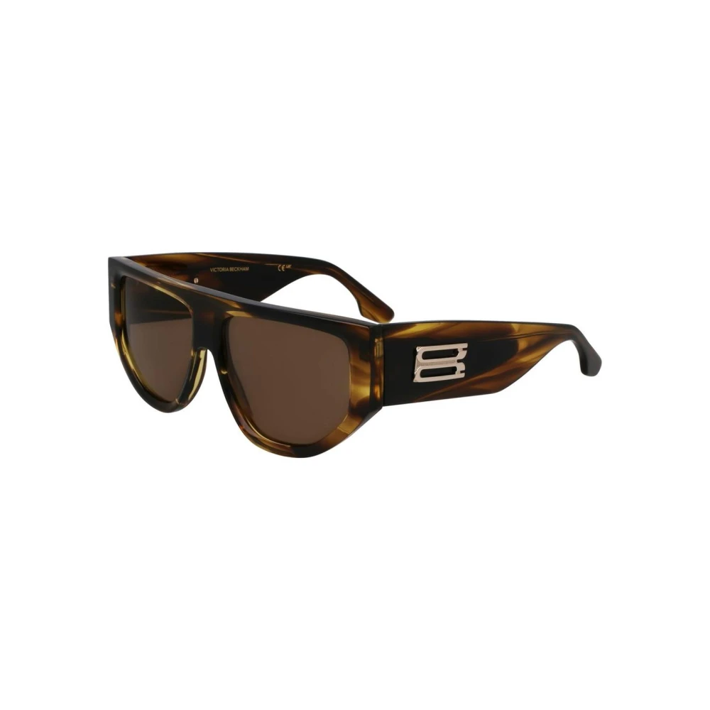 Victoria Beckham Women's Brown Sunglasses, One Size, Acetate Sunglasses