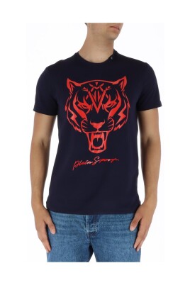blue-tiger-head-print-t-shirt