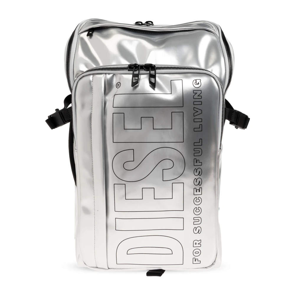 Diesel Unisex Grigio Borse, Taglia Unica, New,