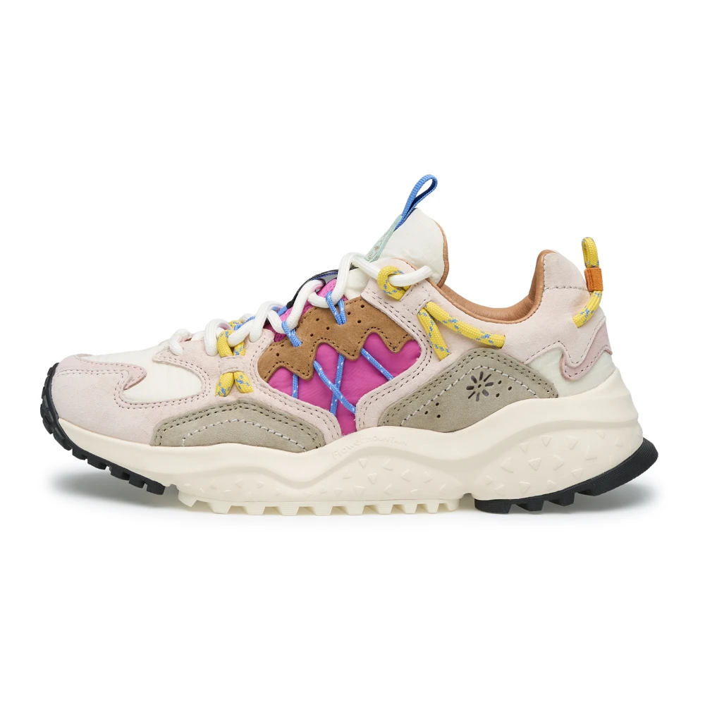 Flower Mountain Women's Multicolor Sneakers, 7 Uk, Yamabushi Trainers