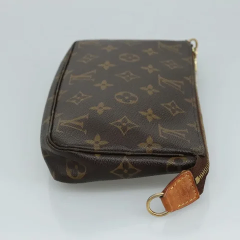 Louis Vuitton Vintage Pre-owned Canvas clutches Brown Dames