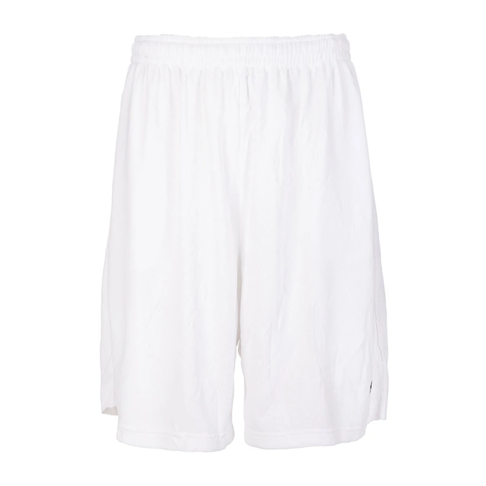 Balenciaga Sporty B Bermuda Shorts White Heren