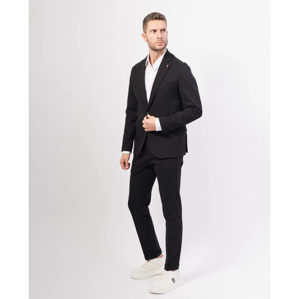 Mulish Klassiek Zwart Pak Set Black Heren