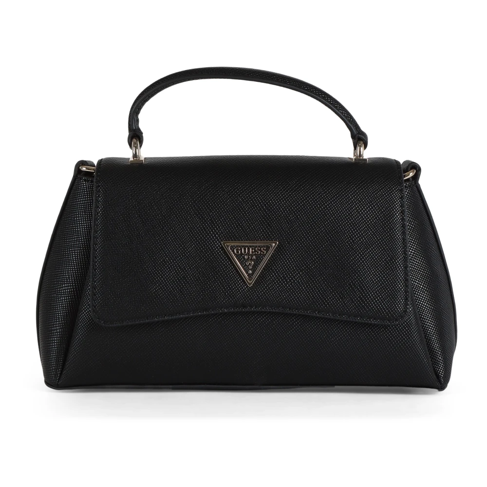 Guess Saffiano Effect Handtas ECO Gloriana Black Dames