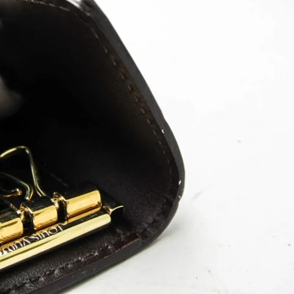Louis Vuitton Vintage Pre-owned Fabric key-holders Brown Dames