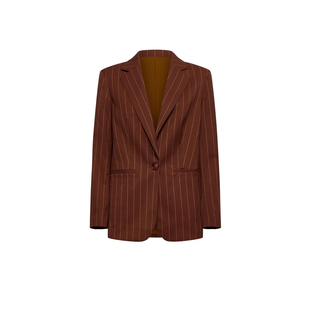 Silvian Heach Donna Marrone Giacche, L, New,