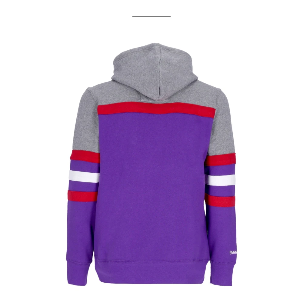 Mitchell & Ness Toronto Raptors NBA Headcoach Hoodie Purple Heren