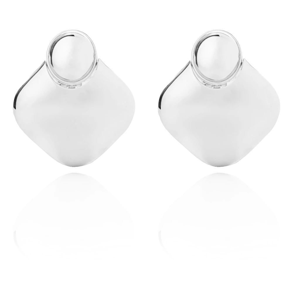 Federica Tosi Women's Gray Earrings, One Size, Earrings