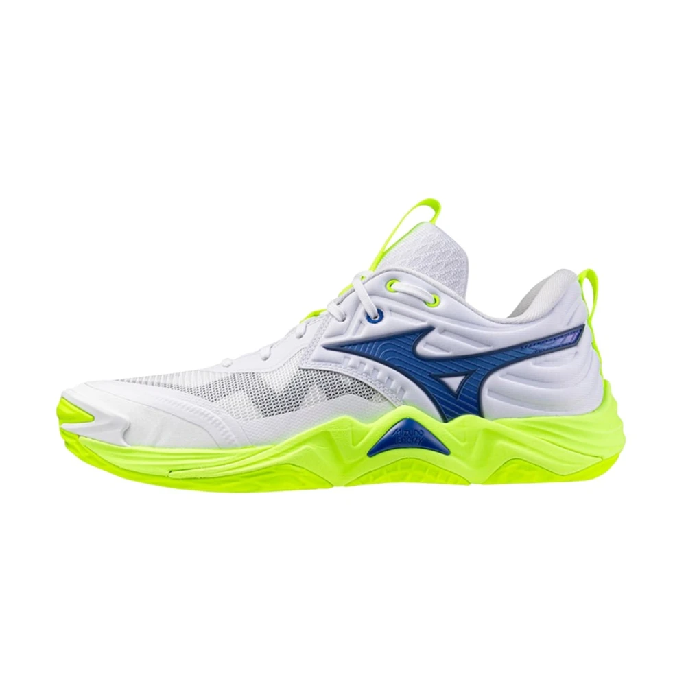 Mizuno White Trainers, Male, 10 Uk, Wave Momentum Elite