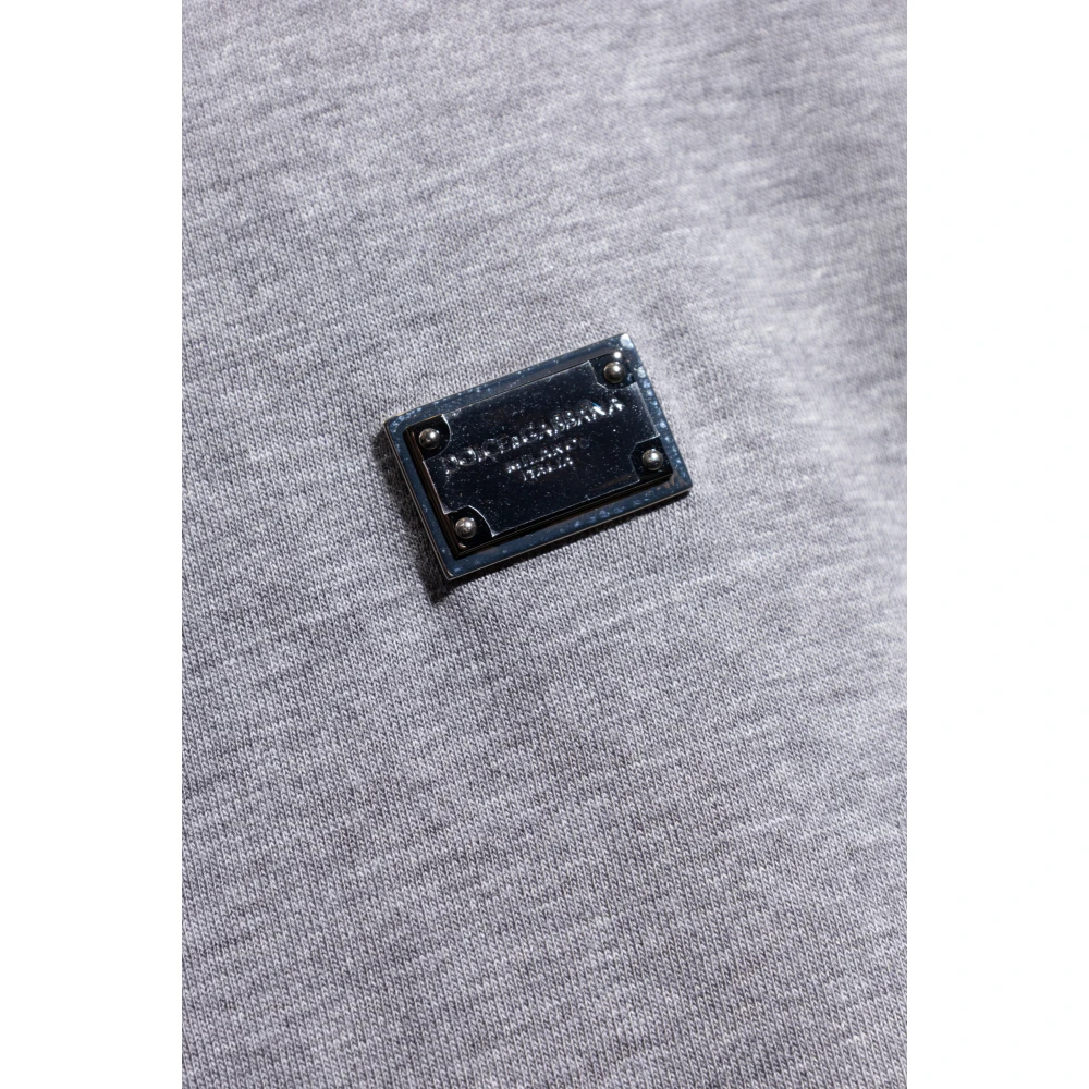Dolce & Gabbana Mouwloos T-shirt Gray Heren