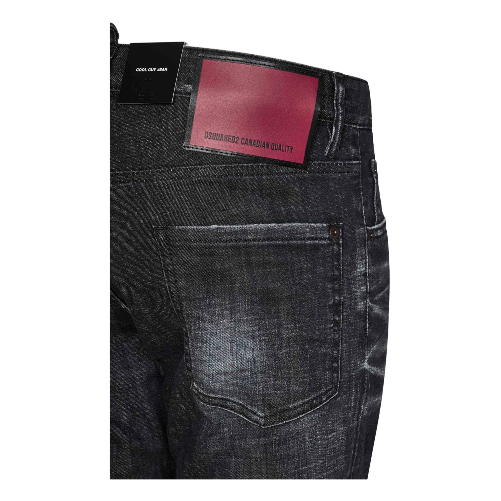 Dsquared2 Slim Fit Denim Jeans Black Heren