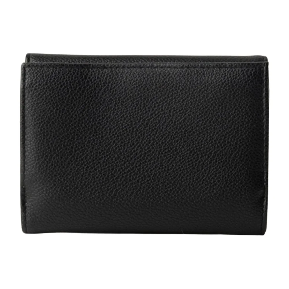 Twinset Zwarte Portemonnees met Metalen Logo Black Dames