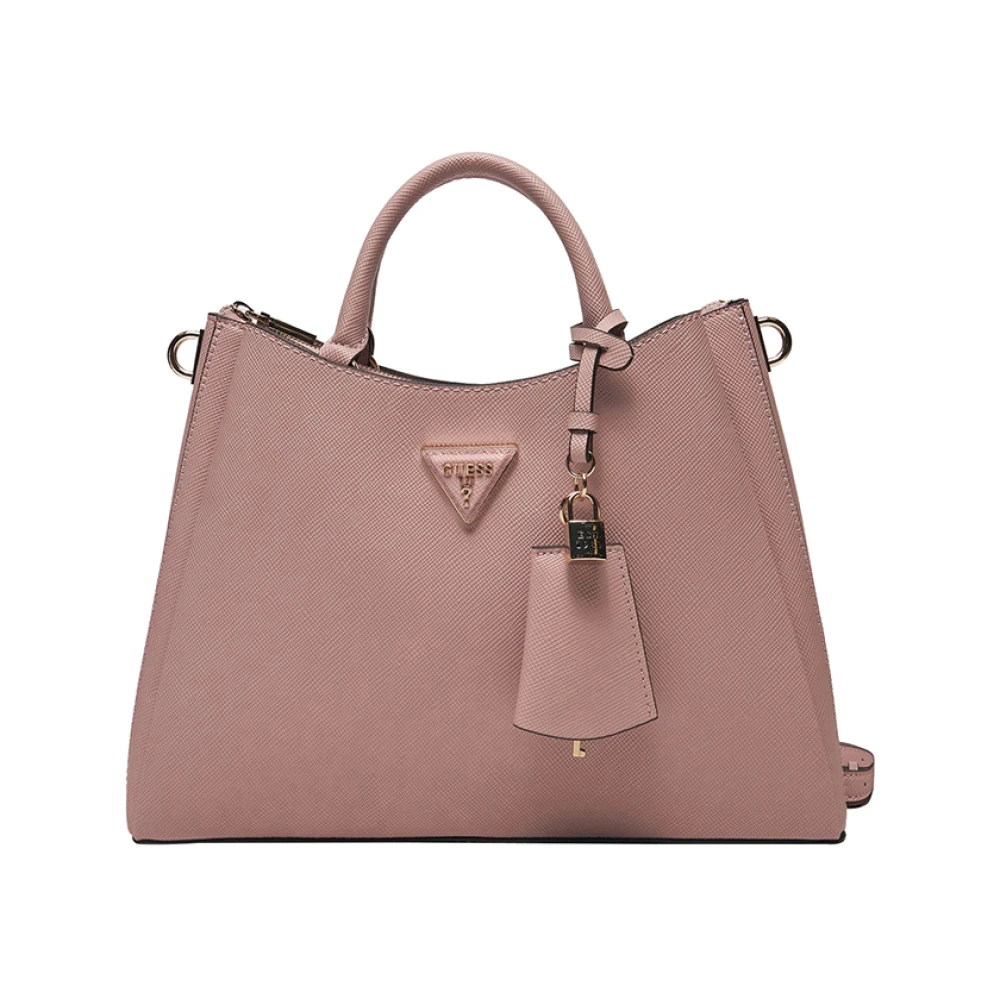 Guess Roze Handtas met Gouden Details Pink Dames