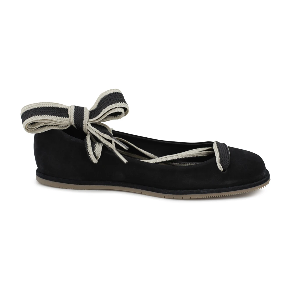 Paloma Barceló Svarta Ballerina Sandaler Black, Dam