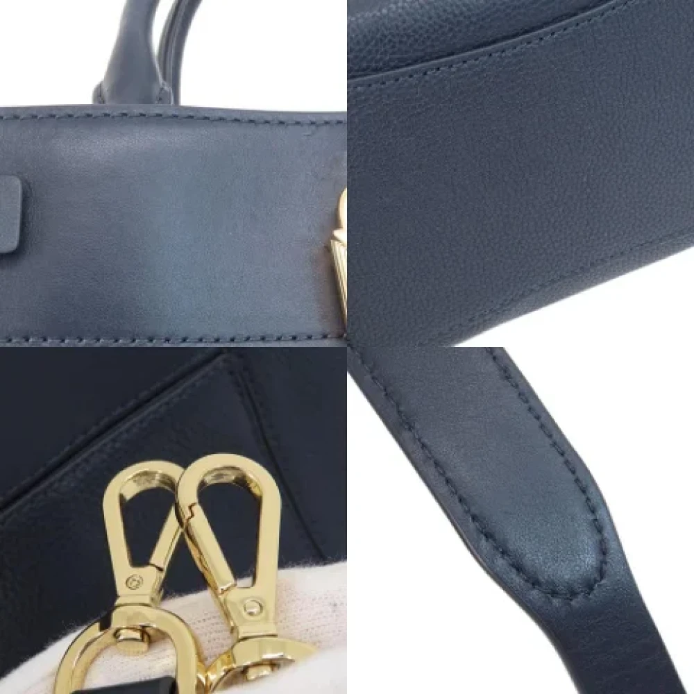 Michael Kors Pre-owned Leather totes Blue Dames