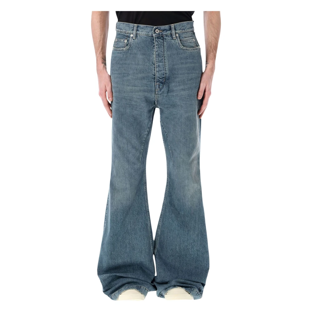 Rick Owens Men's Blue Bolan Bootcut Jeans - Flare Jeans - W31 - Jeans