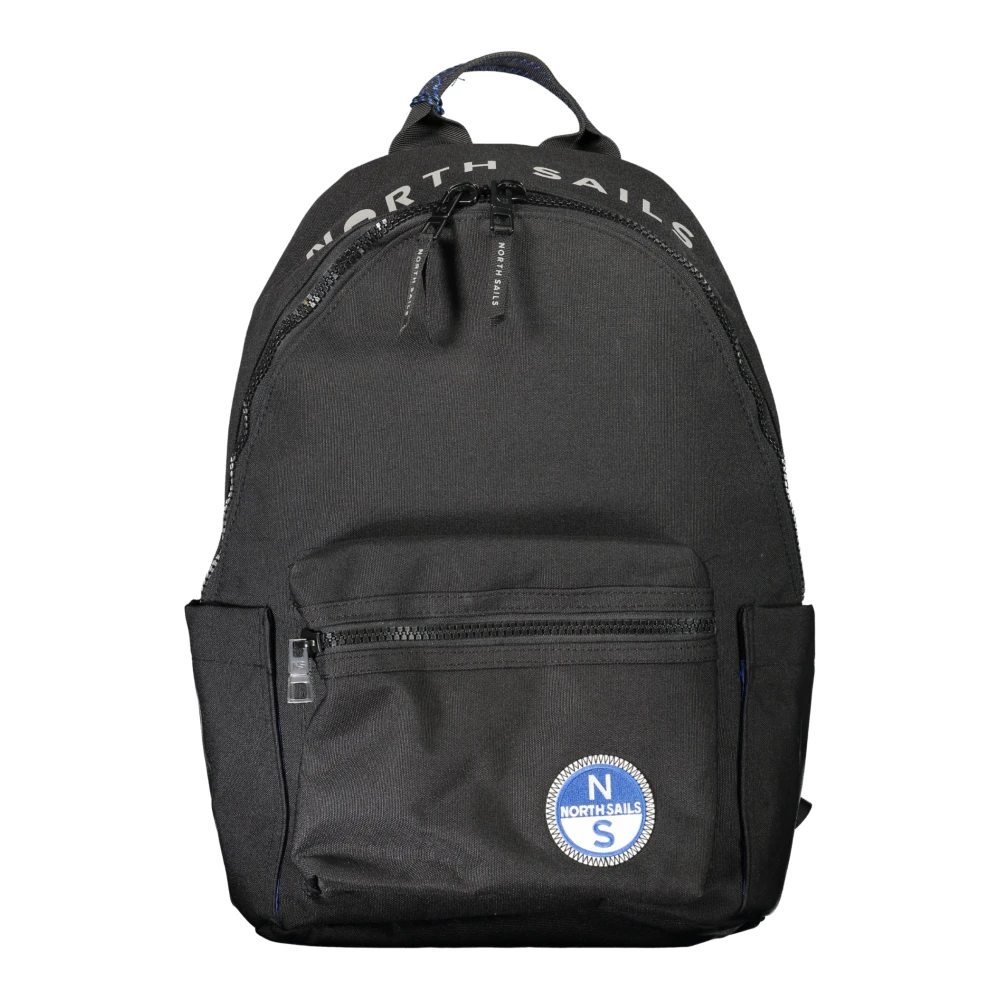 North Sails Zwarte Rugzak met Laptopvak Black Heren