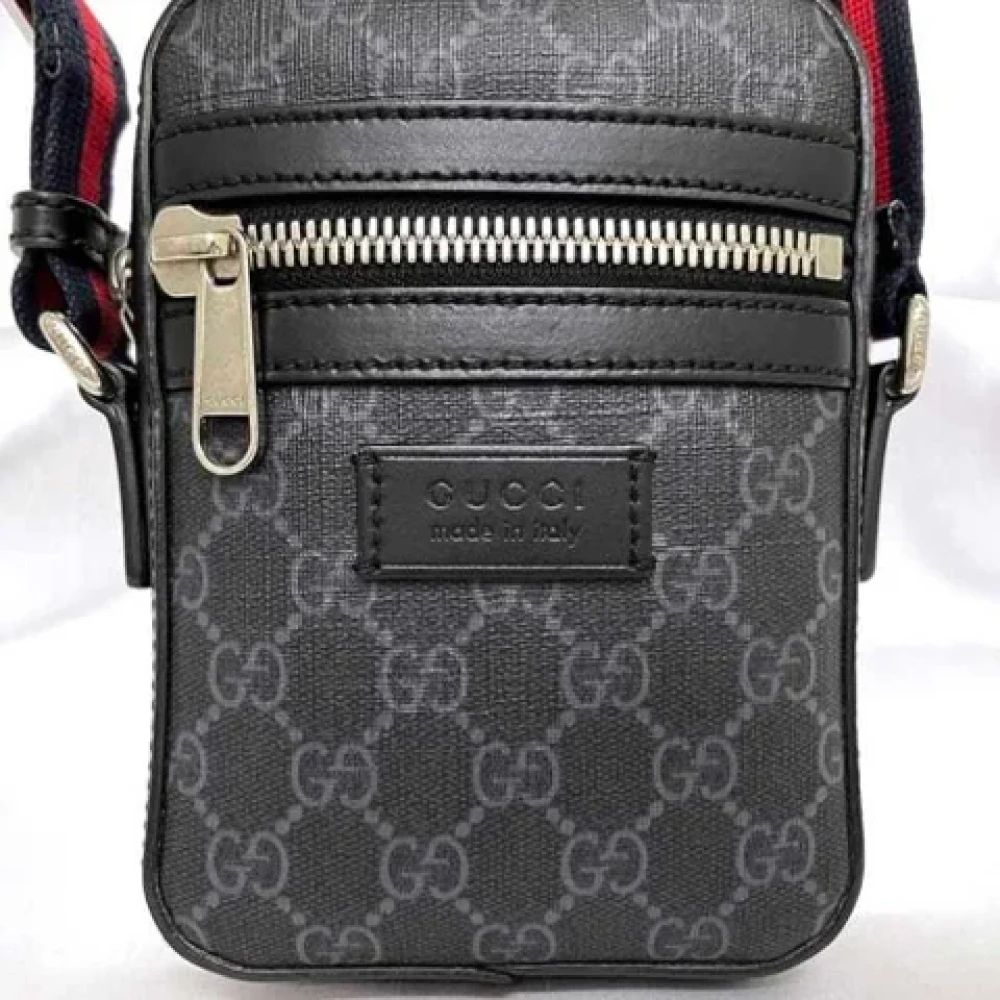 Gucci Vintage Pre-owned Plastic shoulder-bags Black Dames