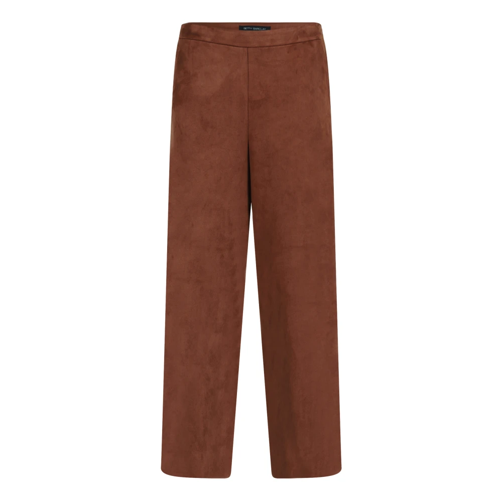 Betty Barclay Culotte van imitatieleer met Zakken Brown Dames