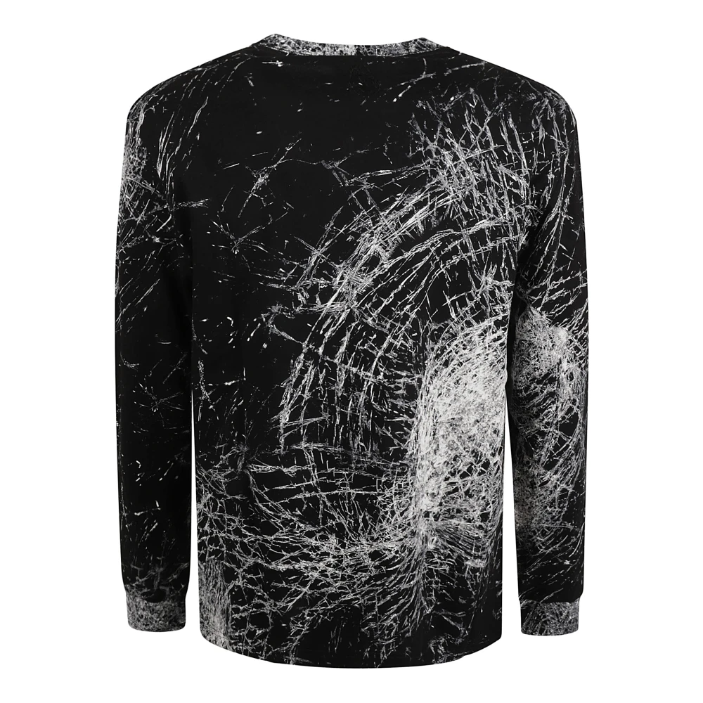 alexander mcqueen Zwarte LS T-shirt voor heren Black Heren